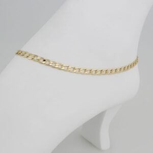 A4005 Anklets - Tobilleras - 14K Real Color - 4mmX27cm