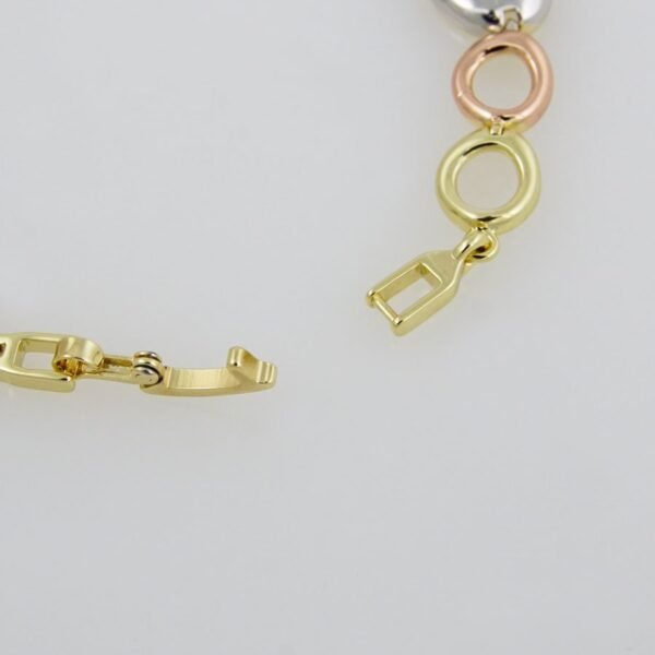 Bangles Woman/ Pulsos Dama/// Three Tone/ 3 Colores/// Zircon Stone///  FREE SHIPPING OVER $50.00 DOLLAR PURCHASE///B-0085 - Image 3