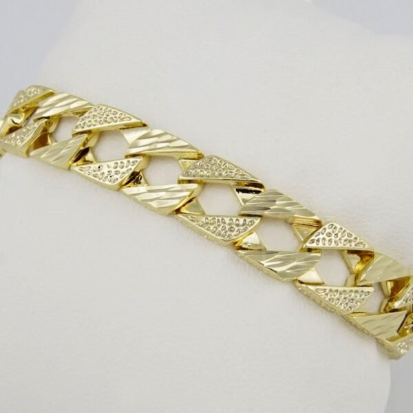 Bracelets Woman/ Manillas Mujer/  14K Real Color///  Zircon Stone///  FREE SHIPPING OVER $50.00 DOLLAR PURCHASE///B0068 - Image 2