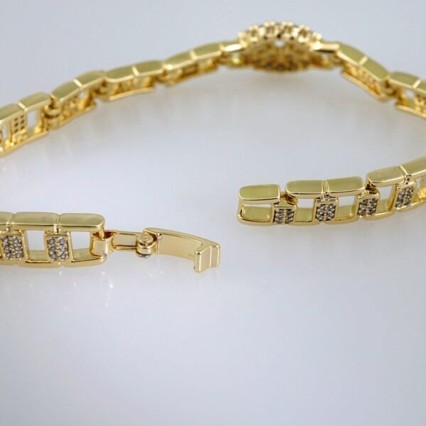 Women Bracelets/ Pulseras Dama/ Zircon Stone/14K Real Color// B567 - Image 3