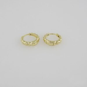 Earrings Woman/ Aretes Dama/  14K Real Color// E0084