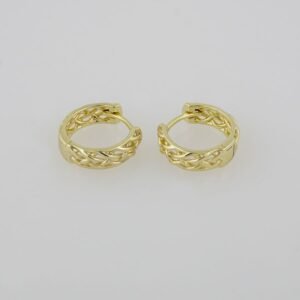 Earrings Woman/ Aretes Dama/  14K Real Color// E0089