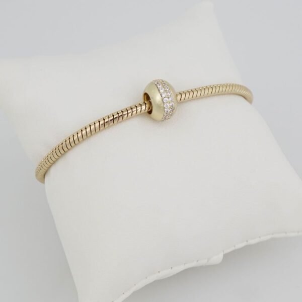 Bracelets Woman/ Manillas Mujer/ 14K Real Color 14K Real Color/ One Charms 3mm M0006