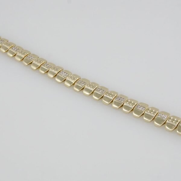 Bangles Woman/Pulsos Dama/  Zircon Stone/  14K Real Color /M0033 - Image 2
