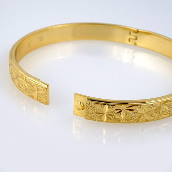 Bangles Woman/ Pulsos Dama/ Plain/  14K Real Color// P199 - Image 3