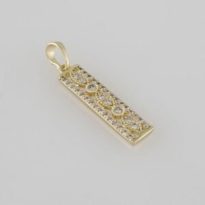 Pendants /Colgante/ 14K Real Color/ Zircon Stone/ P0017-1