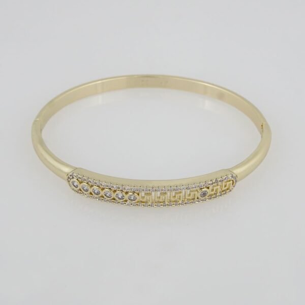 Bangles Woman/Pulsos Dama/  Zircon Stone/  14K Real Color /P0054 - Image 2