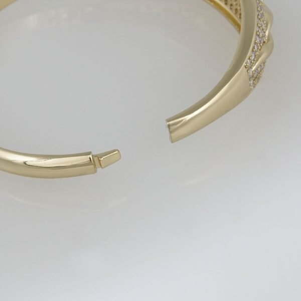 Bangles Woman/Pulsos Dama/  Zircon Stone/14K Real Color /P0058 - Image 3