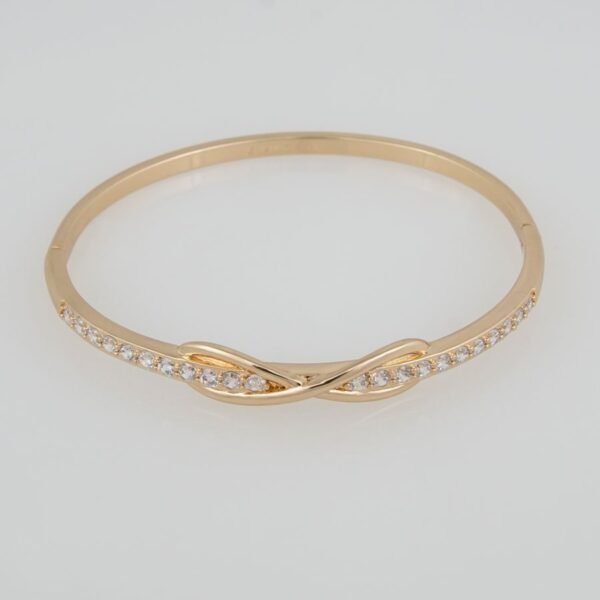 Bangles Woman/Pulsos Dama/  Zircon Stone/Rose Gold Color// P0063 - Image 2