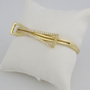 Bangles Woman/ Pulsos Dama/ Zircon Stone/// 14K Real Color /// P0077