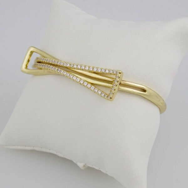 Bangles Woman/ Pulsos Dama/ Zircon Stone/// 14K Real Color /// P0077