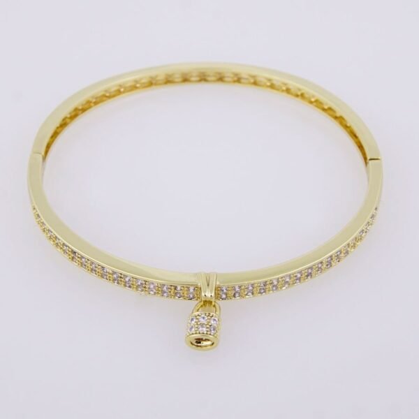 Bangles Woman/ Pulsos Dama/14K Real Color/Zircon Stone// P0081 - Image 2
