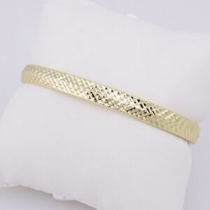 Bangles Woman/ Pulsos Dama//  /14K Real Color///  FREE SHIPPING OVER $50.00 DOLLAR PURCHASE///P0082