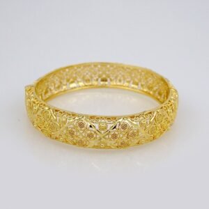 Bangles Women/ Pulsos Dama/ Plain/  14K Real Color// P230