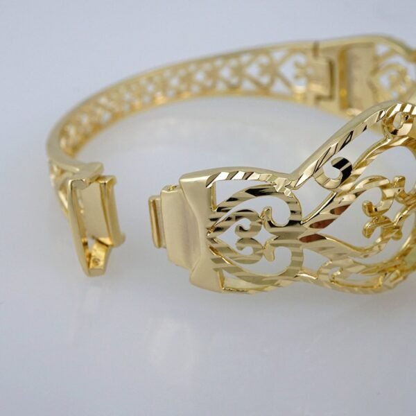 Bangles Women/ Pulsos Dama/ Zircon Stone/ 14K Real Color// P257 - Image 3