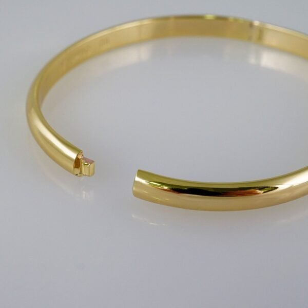 Women Bangles/ Pulsos Dama/ Plain/ 14K Real Color// P305 - Image 3