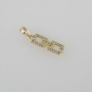 Pendants / Colgantes//  14K Real Color//  Zircon Stone///PEN43