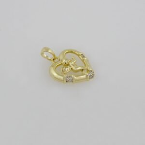 Pendants / Colgantes///  14K Real Color///  Zircon Stone///PEN54