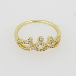 R022 Ring - Anillos Damas - 14K Real Color - Zircon Stone