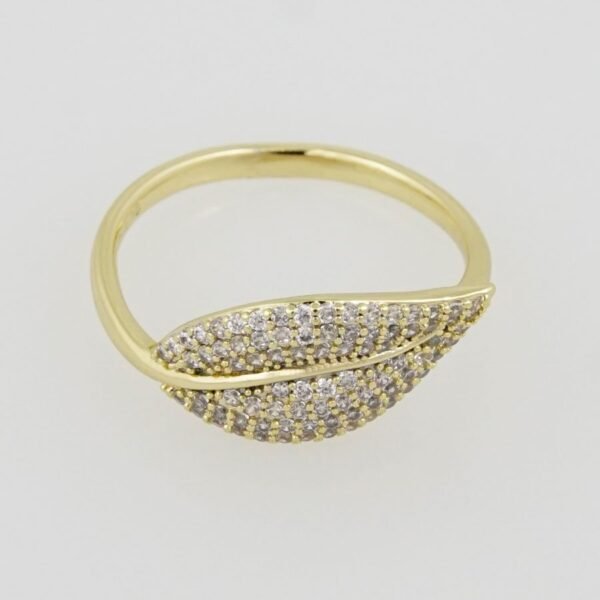 R027 Ring - Anillos - 14K Real Color - Zircon Stone