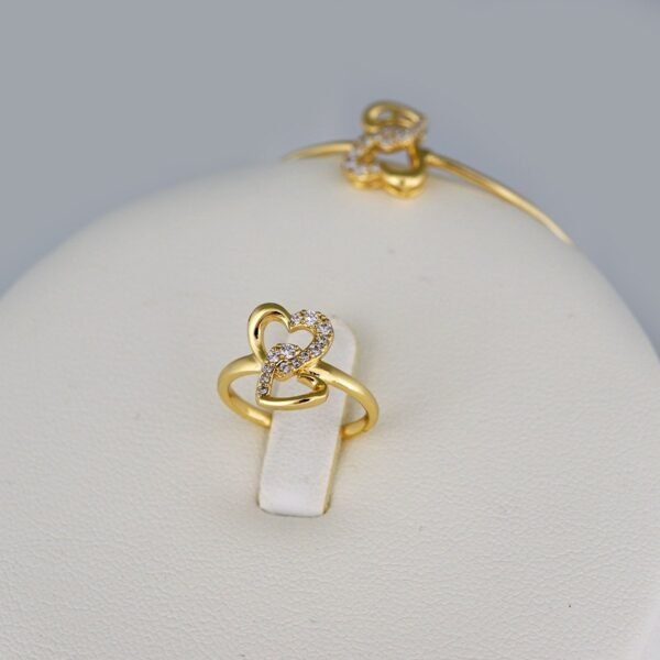 Cadenas & Colgantes & Earrings/ Rings/ Chain /Pendants /14K Real Color/Zircon Stone/ Set de Niña// SET465 - Image 4