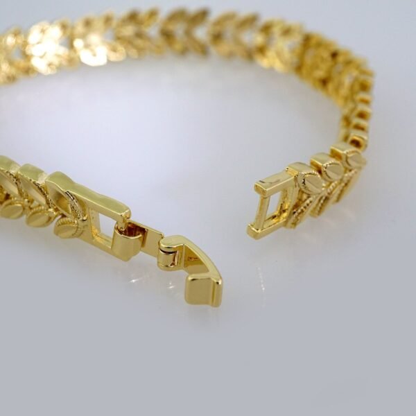 Gargantilla & Earrings/ Bracelets/ Choker/ W /14K Real Color/Zircon Stone// Set554 - Image 4