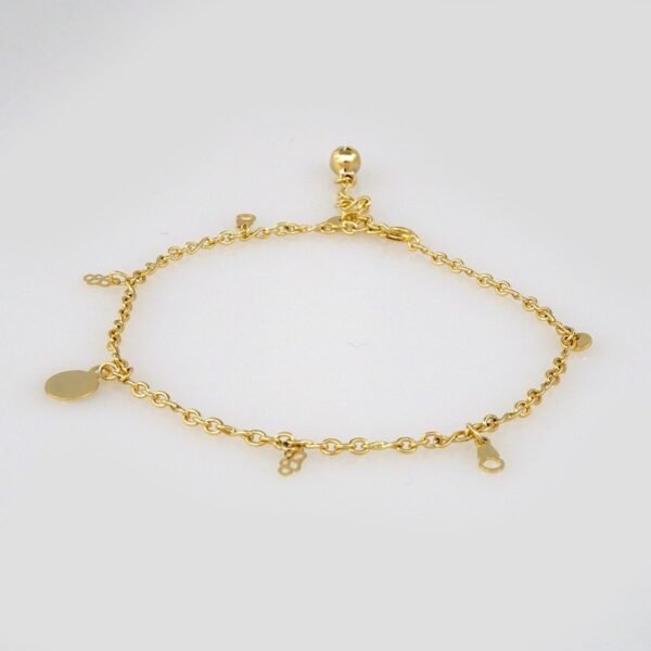 A0038 Anklets - Tobilleras - 14K Real Color - Image 3
