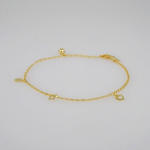 A0041 Anklets - Tobilleras - 14K Real Color