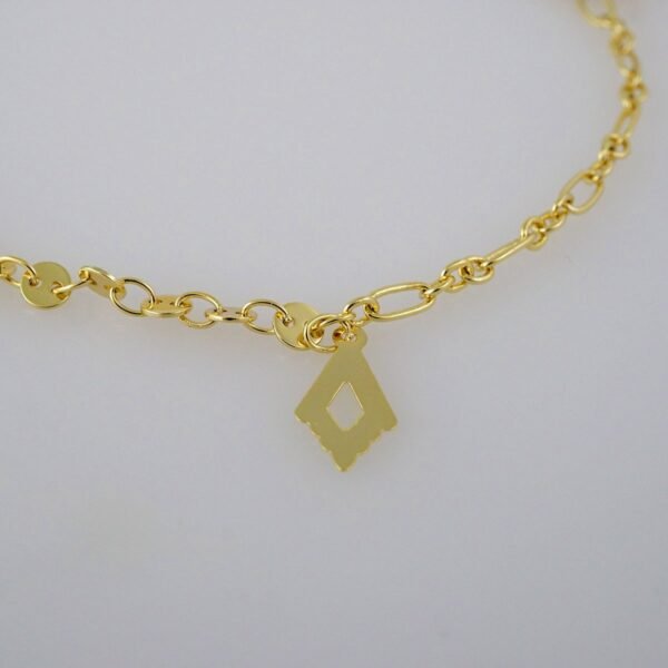A0043 Anklets - Tobilleras - 14K Real Color - Image 2