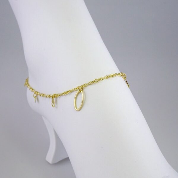 A0048 Anklets - Tobilleras - 14K Real Color
