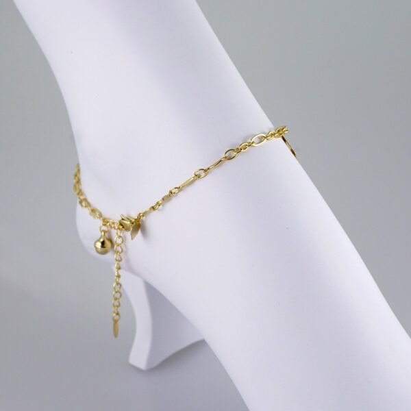 A0061 Anklets - Tobilleras - 14K Real Color