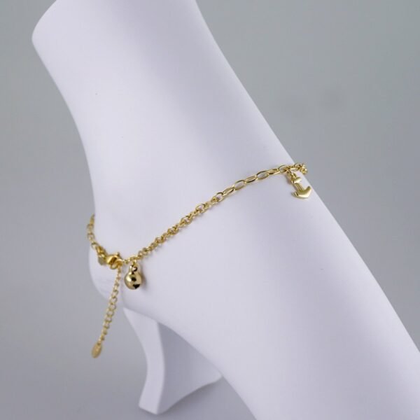A0063 Anklets - Tobilleras - 14K Real Color