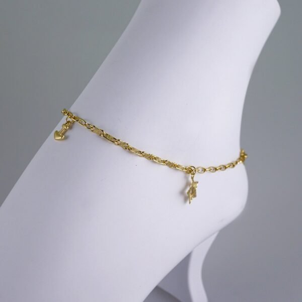 A0063 Anklets - Tobilleras - 14K Real Color - Image 2