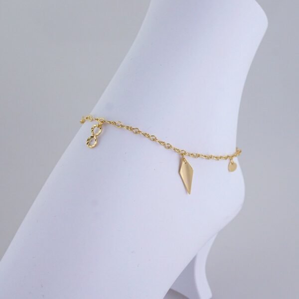 A0065 Anklets - Tobilleras - 14K Real Color