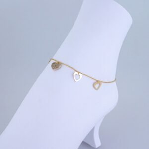 A0068 Anklets - Tobilleras - 14K Real Color