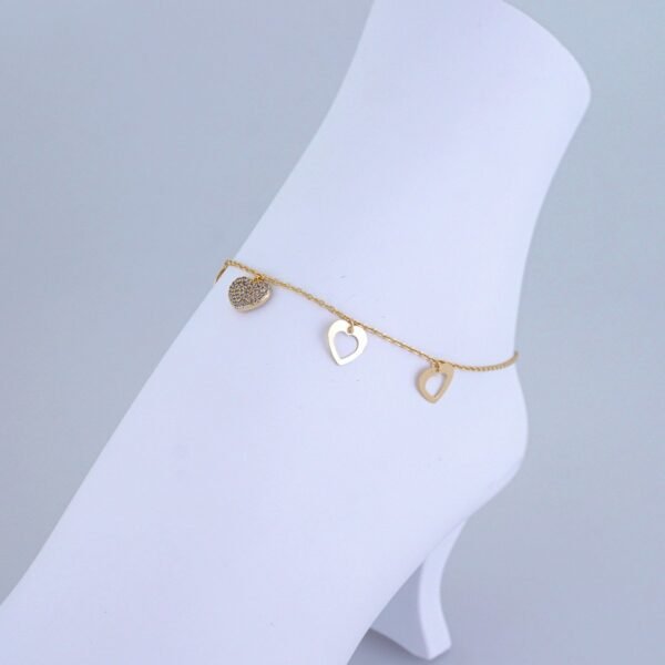 A0068 Anklets - Tobilleras - 14K Real Color