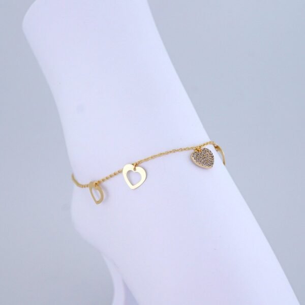 A0068 Anklets - Tobilleras - 14K Real Color - Image 2