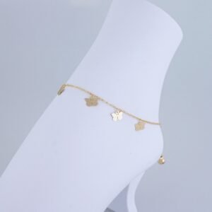 A0069 Anklets - Tobilleras - 14K Real Color