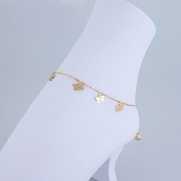 A0069 Anklets - Tobilleras - 14K Real Color