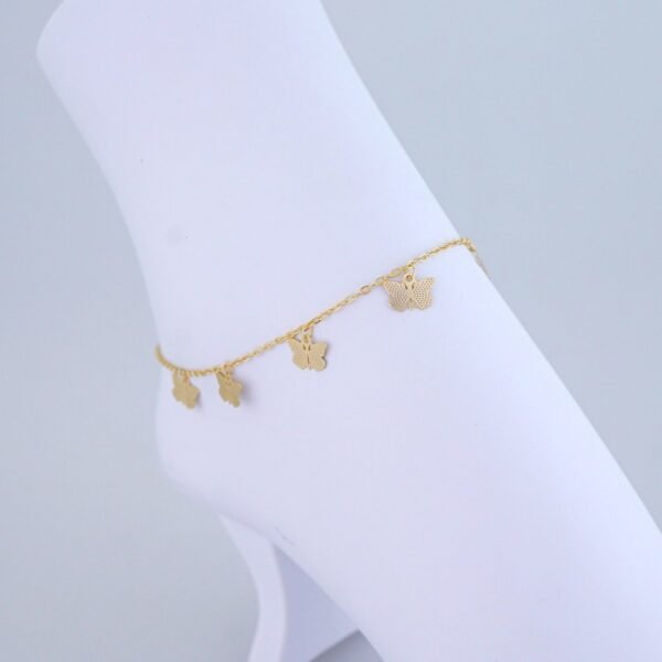 A0069 Anklets - Tobilleras - 14K Real Color - Image 2