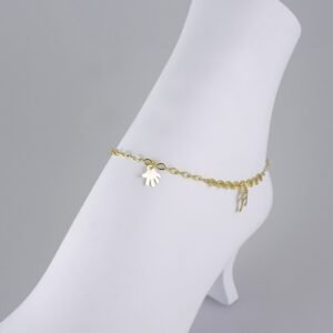 A0070 Anklets - Tobilleras - 14K Real Color