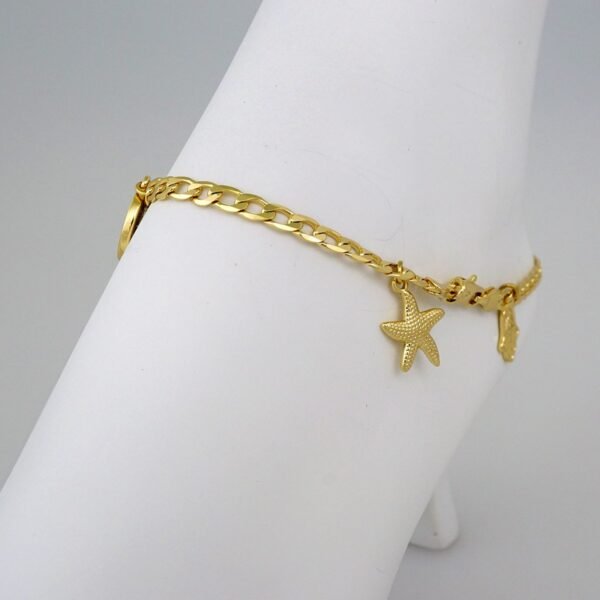 A4002 Anklets - Tobilleras - 14K Real Color - 4mm - Image 2