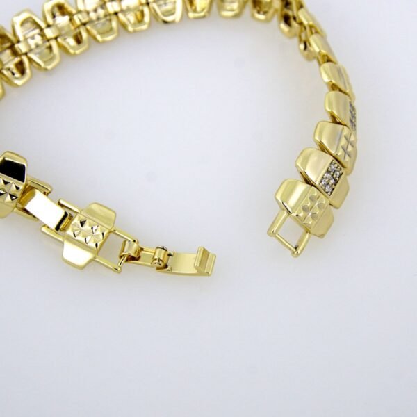 Bangles Woman/ Pulsos Dama/ Zircon Stone/14K Real Color/B0113 - Image 3