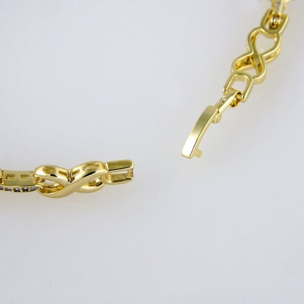 Bracelets Woman/ Manillas Mujer/ 14K Real Color/Zircon Stone// B0193 - Image 3