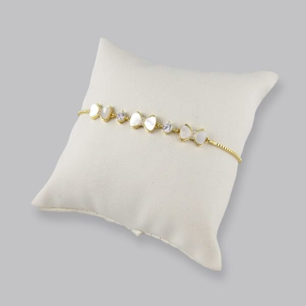 Bracelets Woman/ Manillas Mujer/ 14K Real Color/Zircon Stone/ Ajustable// B0203