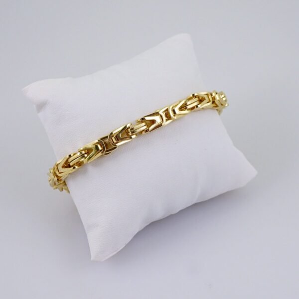 Bracelets/ Pulseras/  Plain/  14K Real Color// B1008