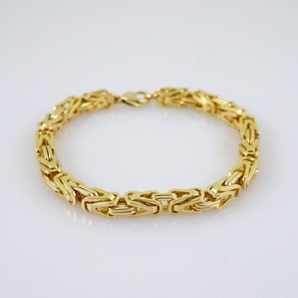 Bracelets/ Pulseras/  Plain/  14K Real Color// B1008 - Image 2