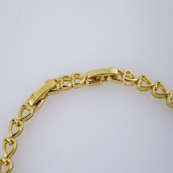 Women Bracelets/ Pulseras Dama/  Zircon Stone/  14K Real Color// B1009 - Image 3