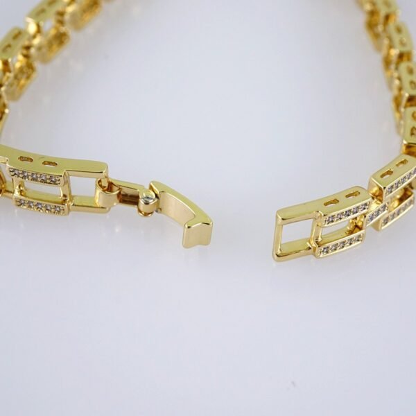 Women Bracelets/ Pulseras Dama/  Zircon Stone/  14K Real Color// B1020 - Image 3
