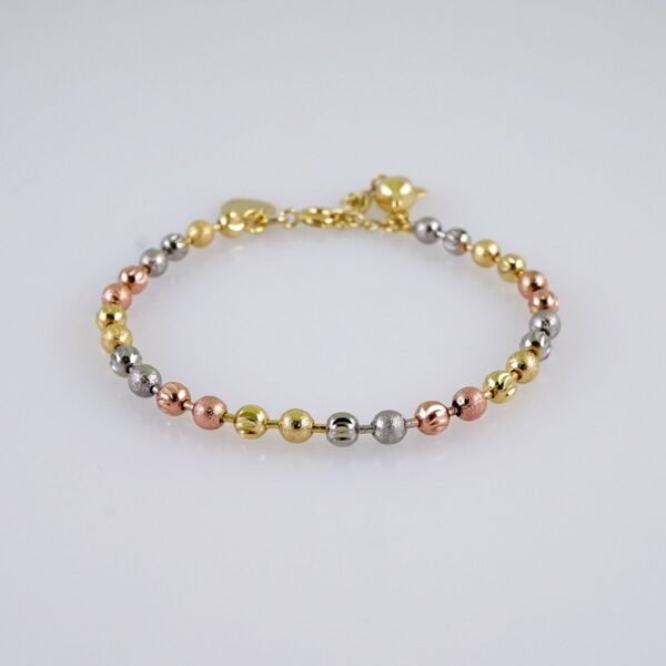 Women Bracelets/ Pulseras Dama/ Plain/Three tone// B1036 - Image 2